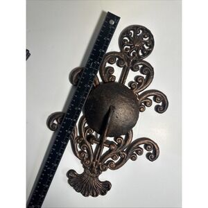 Vintage Iron? Wall Sconce Candle Holder Gothic Medieval 15" Tall Heavy 3+ Pounds